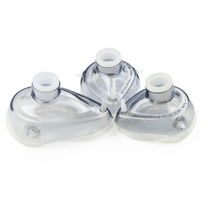 Disposable PVC Anesthesia Face Mask with Air Cushion ISO Certified Silicone EOS Type Disinfecting