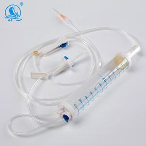 Disposable Burette Infusion Set with Needle Flow Regulator