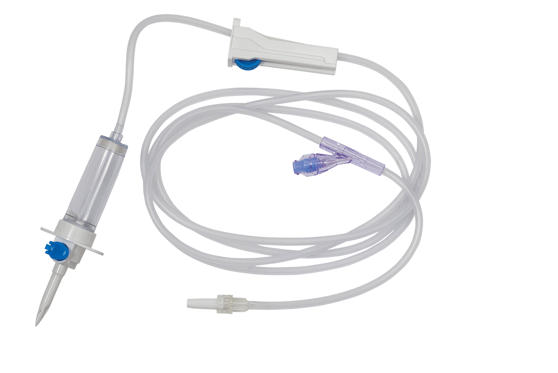 IV Set with Needle Free Y-Site Connector