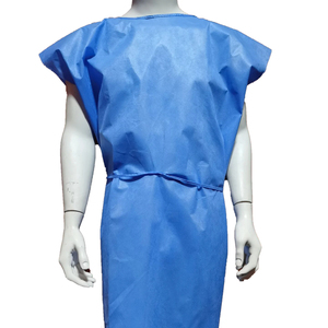 Disposable Patient Gowns PP Nonwoven SMS Isolation Gown for Unisex Use