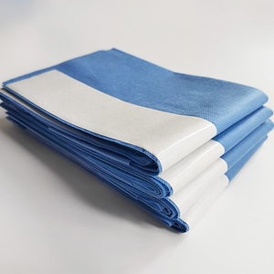Factory Price Disposable SMS Adhesive Surgical Drapes 75 X 90 CE&ISO13485 Sterile Surgical Side / Utility Drape 50x75