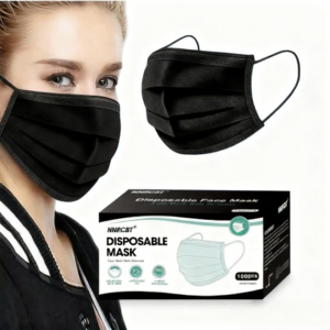 Custom Blue Disposable 3-Ply Nonwoven Face Mask Professional Manufacturer's Dust Protection for Surgical & Medical Use